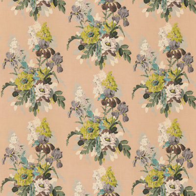 Bird and Iris 100% Linen Performance Fabric