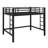 Elevated Loft Bed Featuring Simple-Climb Ladder And Protective Railings-1547812931