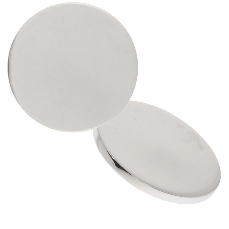 Marqueurs de balle de golf plaqués nickel personnalisés avec initiales personnalisées gravées | Ensemble de 3 dans une boîte cadeau | Grande fête des pères ou cadeau de garçons d'honneur