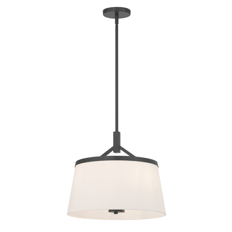 Luminaire suspendu 3 lumières Ameya, H 53,5 po x l 16 po x P 16 po, Trois lumières