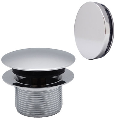 Drain de baignoire 1,5 "à gros bec avec plaque de débordement