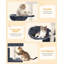 Cat Tree, 75 cm Tower, Sisal Scratching Post, Cats Tower for Indoor, Multi-Level Stable Cat Tree with Cats House, 2 Caves, Pompoms-592486246