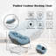 Chaise berçante moderne, structure en métal, dossier ergonomique avec coussin épais, capacité de 330 lb, porche intérieur et avant, jardin, cour arrière, confortable et durable-907135359-915328091