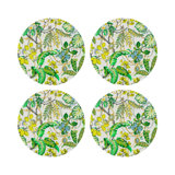 Plumeria Natural Pebble 16" Vinyl Placemat