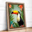 Toucan Tropical - Framed Print-723459002-723459007