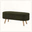 Banc de rangement avec repose-pieds ovale-129506440