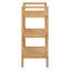 9 Pair Stackable Solid Wood Shoe Rack