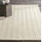 Herringbone Hand Woven Wool Blend Fabric Ivory Rug-103897886