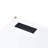 White & Gold Finish Writing Desk W/Usb