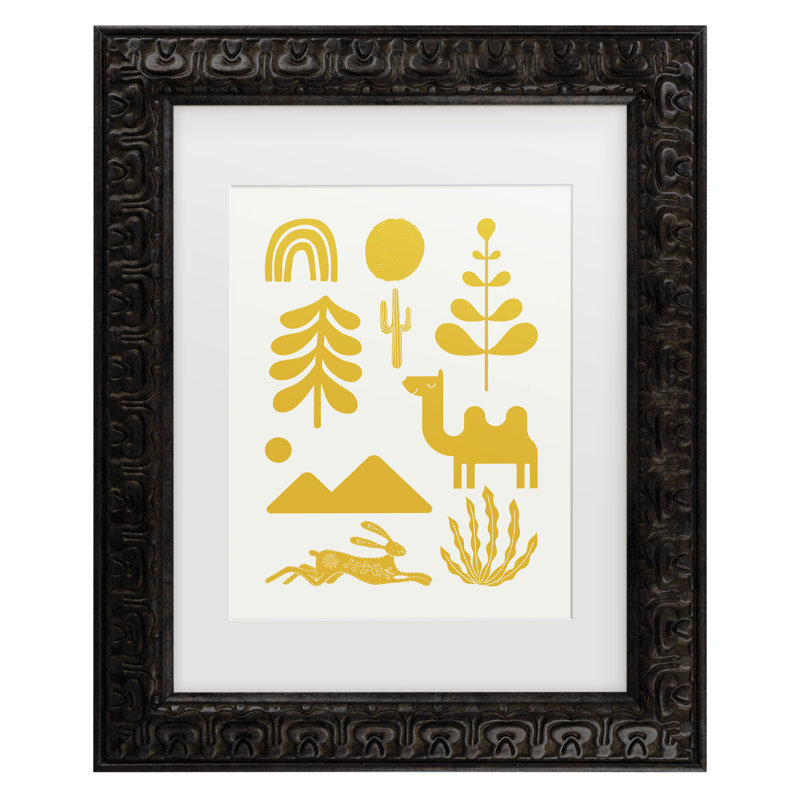 Ornements scandinaves bolognais dans le cadre du bacon Dean, H 17,5 po x l 14,5 po