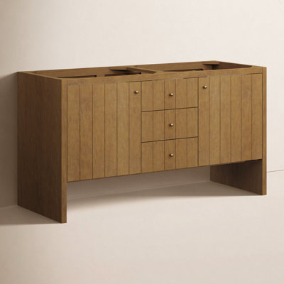 Hudson 60" Double Bathroom Vanity Base