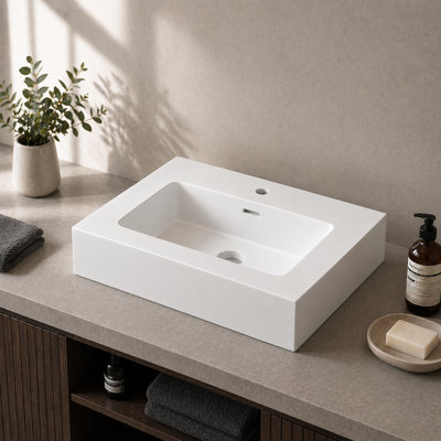 SiK 24 Inch Integrated Sink No Faucet