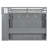 Full Over Full Murphy Bed with Hydraulic Lift, Desk & Storage – Space-Saving Bunk Bed for Kids & Small Rooms, Gray-1186857593