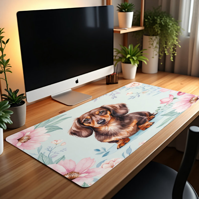 Polyester Desk Pad, 31.5x15.5