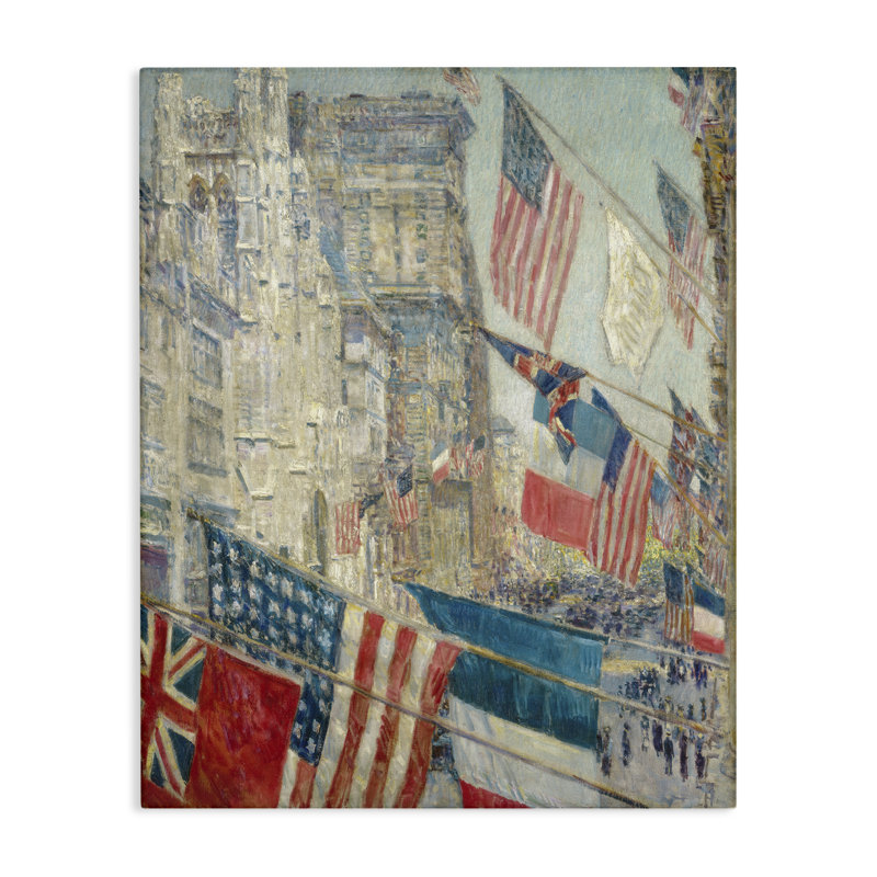 Art mural classique sur toile drapeaux Americana par one1000paintings, H 30 po x l 24 po