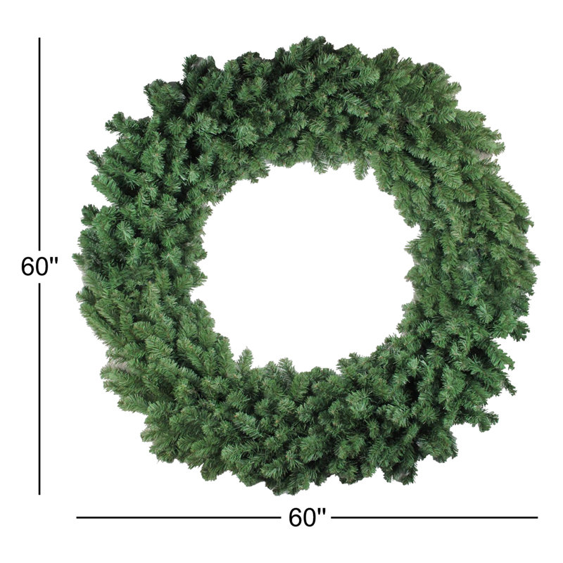 Couronne de Noël artificielle épinette Colorado - 60 pouces non éclairée