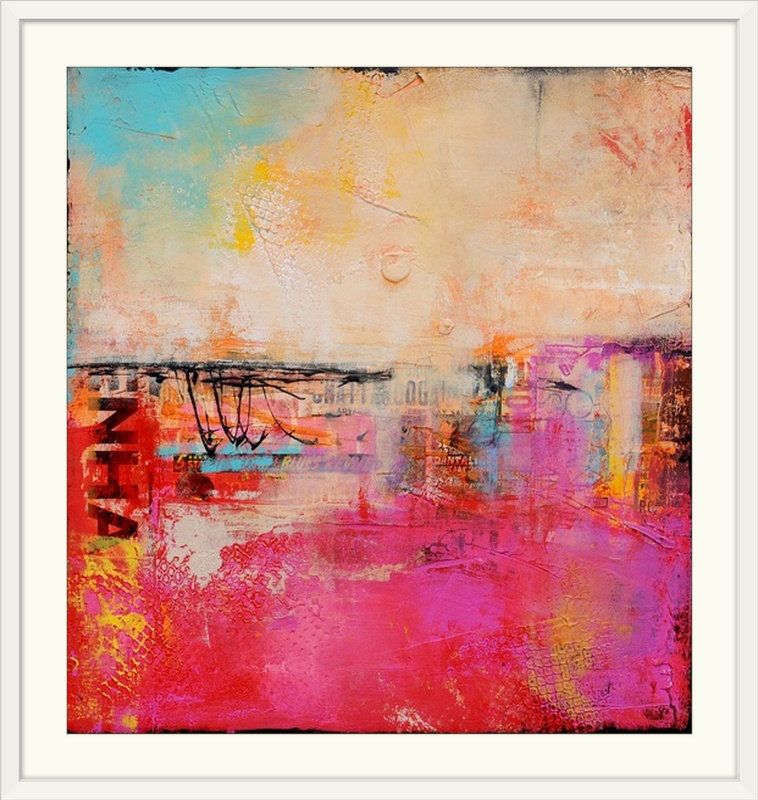 « urban poésies ii », impression, Cadre blanc, H 32 po x l 32 po x P 1 po