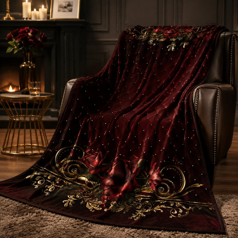 Jeté douillet en flanelle Cozy, L 80 po x l 60 po