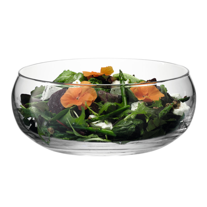 LSA International Serve Glass Salad Bowl