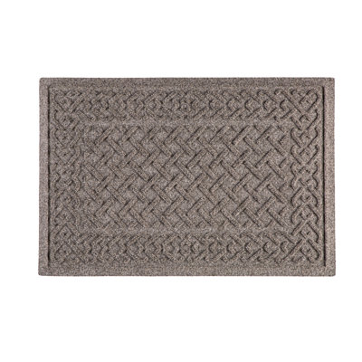 Llovera All-Weather Geometric Non-Slip Doormat