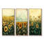 Été tournesol pré dans la prairie I - Collection d'art mural traditionnel-489484938-489484937-489484928