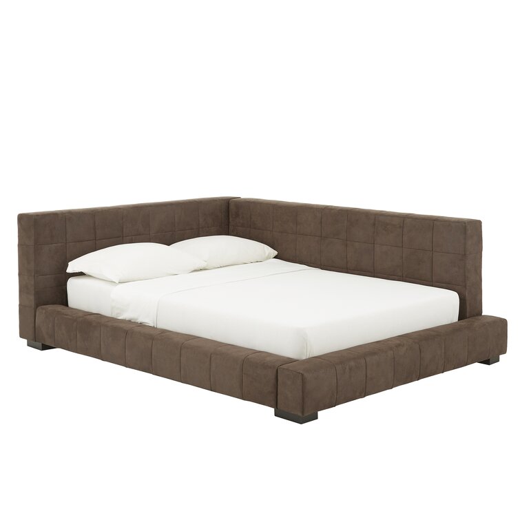 Steelside™ Beckham Upholstered Platform Bed & Reviews