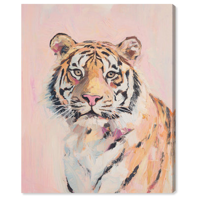Impression sur toile «Quiet Tiger» par Art Remedy