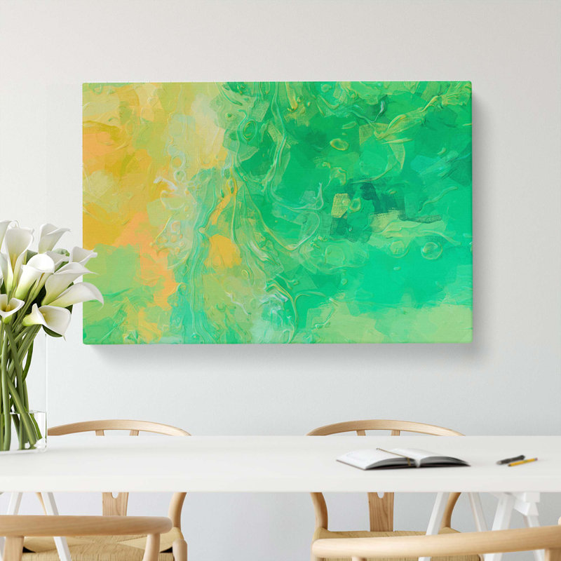 Hold Me In Abstract - Wrapped Canvas Painting, 50cm H x 76cm W x 3cm D