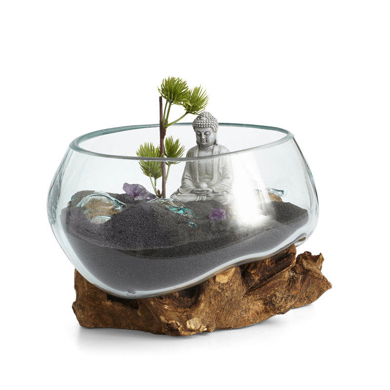 Sculpture supérieure ouverte en verre fondu Alcalde