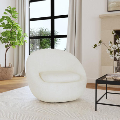 Fauteuil demi-tonneau pivotant Avamay