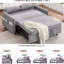 Lit réglable en microfibre gris pour plus de confort avec structure solide-1830706216