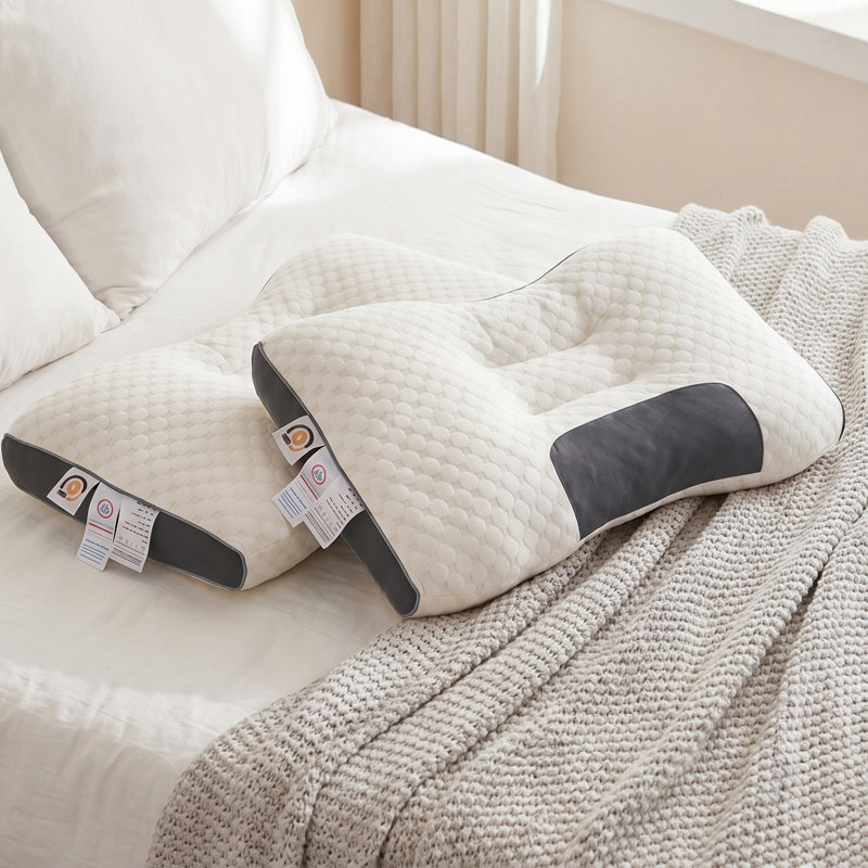Ensemble de 2 coussins 3 en 1 multifonctionnels - Soutien ergonomique pour dormir, lire et se détendre, rose