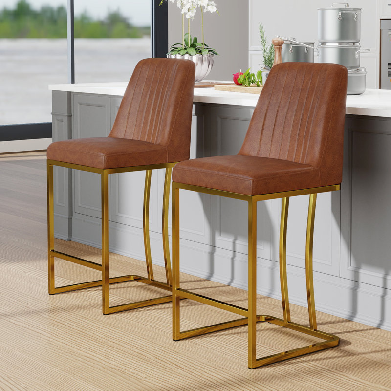 Tabouret de comptoir 25 po Branchville, Brun