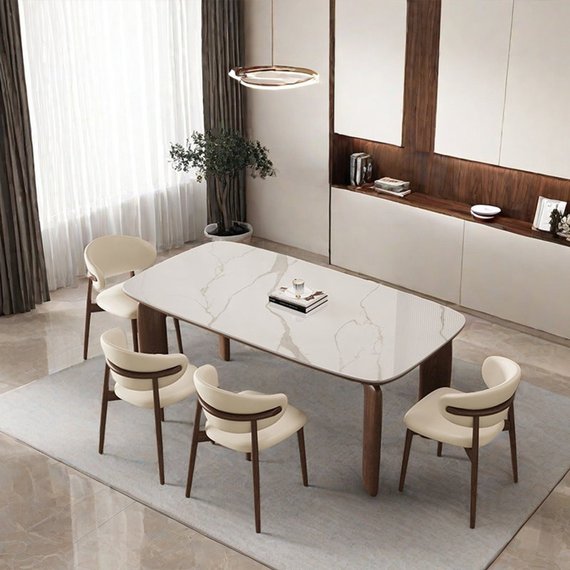 Ensembles de table de salle à manger rectangulaires simples, H 29,53 po x L 62,99 po x l 31,5 po