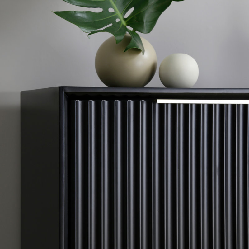 Rectangle Sideboard Accent Chest, Black