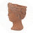 D6x9" Visage Head Bust Planter, Brown-545991345