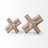 Haruto Brown Solid Wood Abstract Geometric Tabletop Sculpture-1448971336
