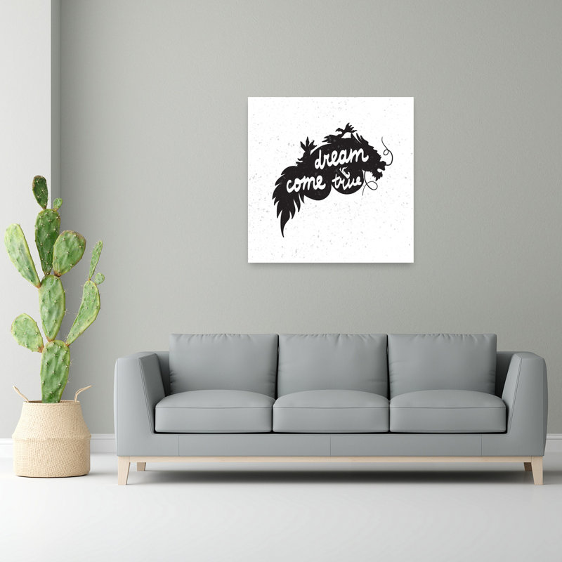 «Dream Come True Dragon», art mural contemporain, H 48 po x l 48 po