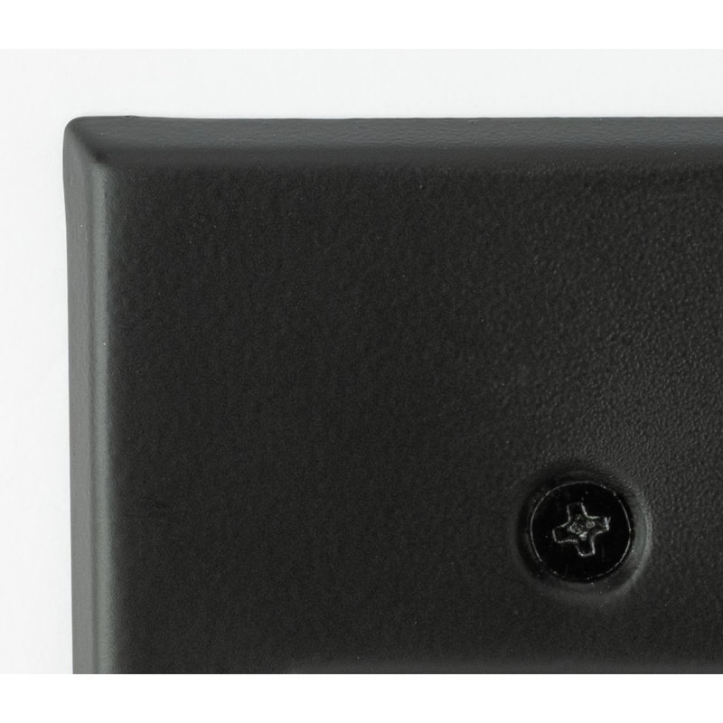 Integrated LED Metal Step Light, Black