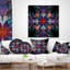 Motif floral multicolore à motif floral fractal-29457155-29457159