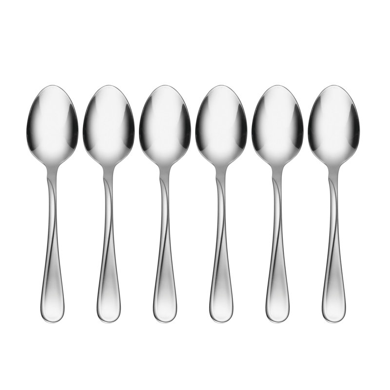 Flatware Flight, Teaspoons, Stainless Steel, Set of 6