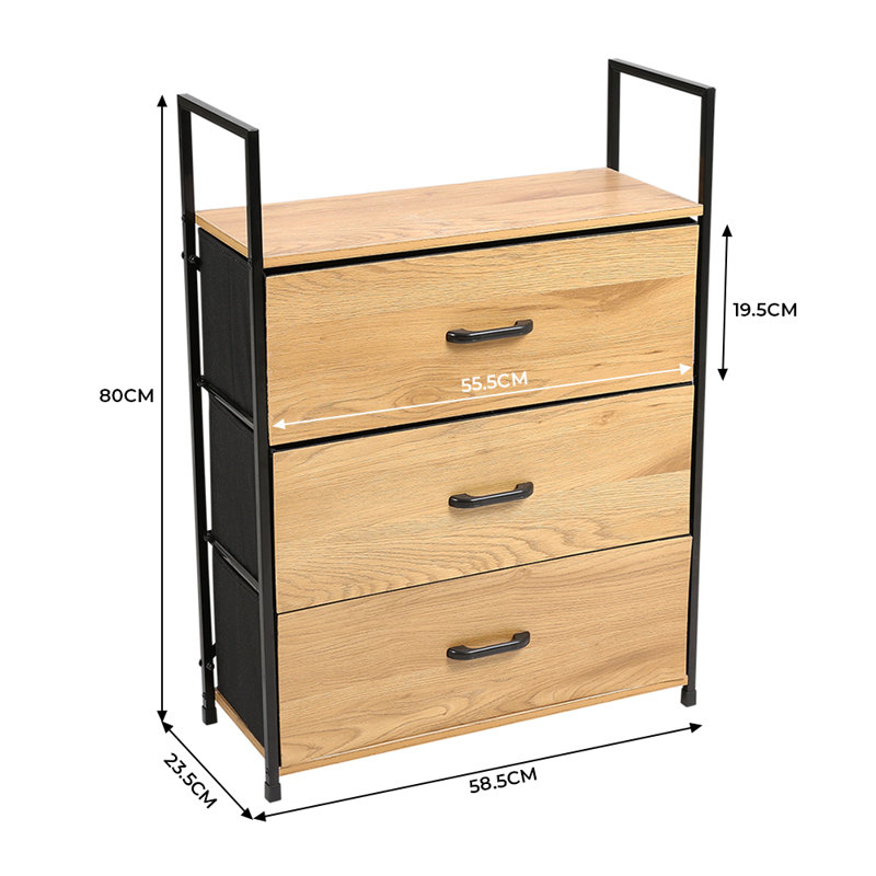 Manufactured Wood, Steel, Canvas Rectangle Accent Cabinet