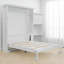 Grand lit escamotable avec bureau intégré et rangement-1885392623