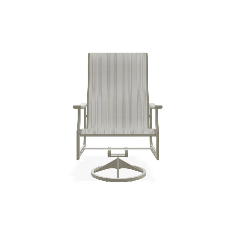 St. Catherine Polymer Outdoor Lounge Chair, Storm, Burke