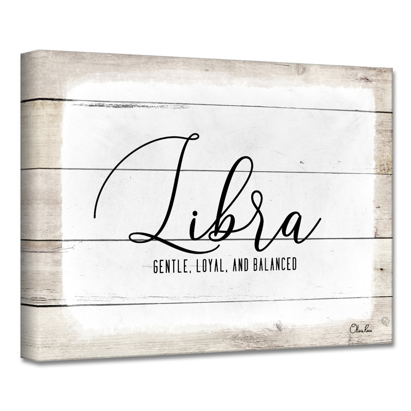«Libra» par Olivia Rose - impression sur toile tendue, H 30 po x l 40 po x P 1,5 po