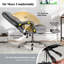Ergonomic Office Chair PU Leather Computer Chair W/Swivel Seat-585092555