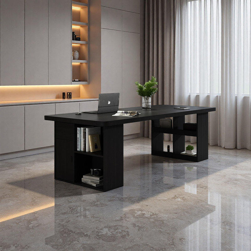 Elegant and Functional Design Desk, 29.53" H x 70.87" W x 31.5" D