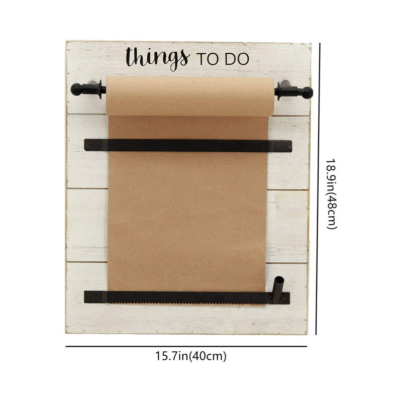 Plaque de message pour clous en bois