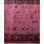 Overdyed Hand-Knotted Wool Modern-Contemporary Purple Runner 2' 7" x 8' 3"