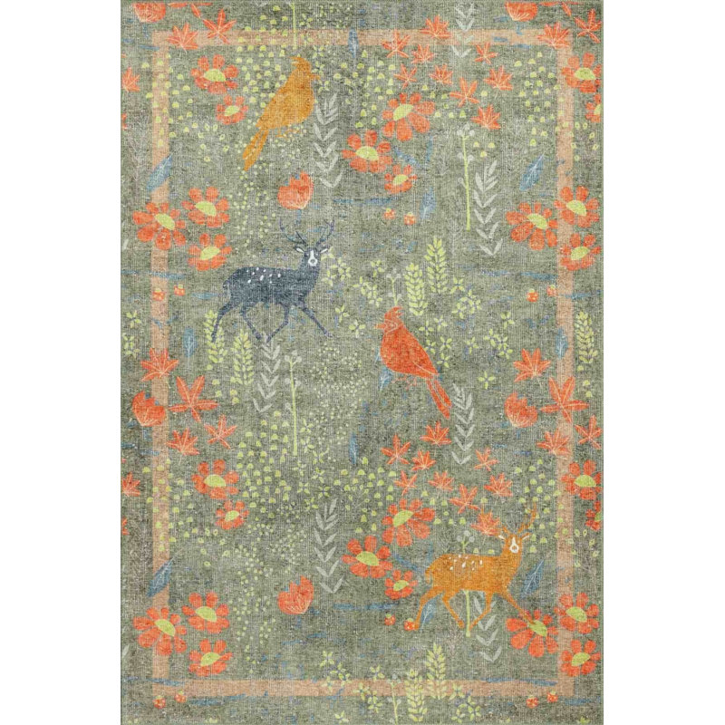 Tapis en chenille Hattiesburg, Rectangle 3 pi 10 po x 5 pi 3 po